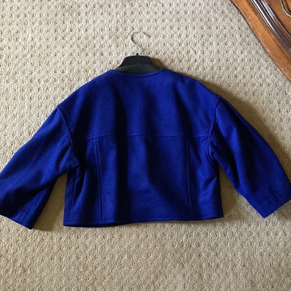 Worth 3/4” sleeves, cropped wool jacket - Picture 4 of 4